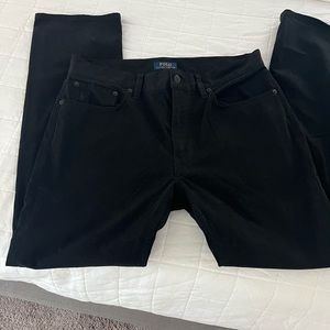 Polo Ralph Lauren varicose slim  men’s black cotton jeans 32/30